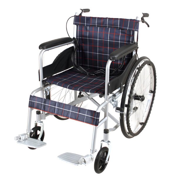 NL190301A 1 Durable Carbon Steel Wheelchair with 4 Point Brakes
