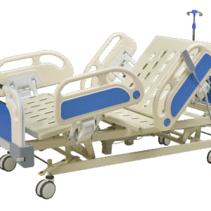 NL150301 BLSE02 5 Function Electric Hospital Bed with ABS Composite Headboard and Carbon Steel Frame