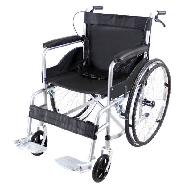 NL190301A 2 Sturdy Carbon Steel Wheelchair PU Leather Armrests