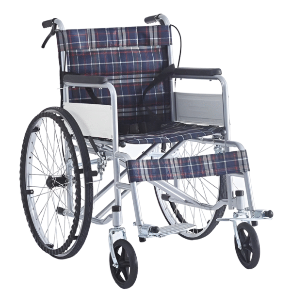 NL190301A 4 Rugged Carbon Steel Wheelchair Dual Brakes
