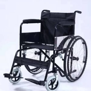 NL190301C-1 Stable Baking Paint Wheelchair PU Armrests