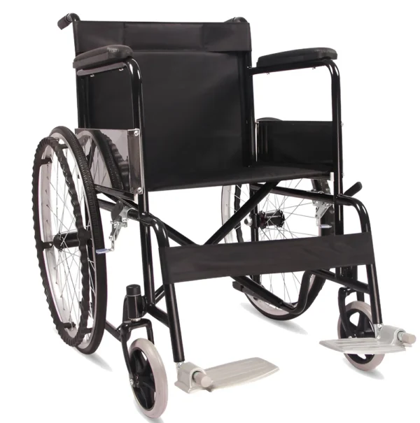NL190301C 2 Affordable Baking Paint Wheelchair Iron Pedals