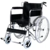 NL190301D 7 Premium Leather Commode Wheelchair With Dual Brakes