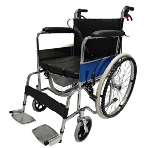 NL190301D-8 Lightweight Commode Wheelchair 155kg Net Weight