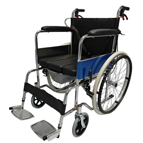 NL190301D 8 Lightweight Commode Wheelchair 155kg Net Weight
