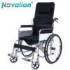 Nl190301e 1 كرسي متحرك يدوي قابل للإمالة للمعاقين ذو ظهر مرتفع قابل للإمالة
