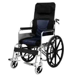 NL190301E-2 Durable Commode Wheelchair 100kg Load Capacity