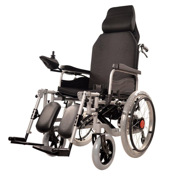 NL190301EW 5102 Medical Reclining Electric Wheelchair with 22 inches Heavy Duty Tires