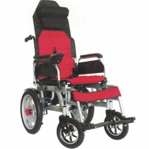 NL190301EW-5400B Reclining Electric Wheelchair with Detachable Headrest for Long Trips