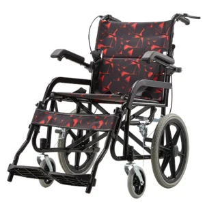 NL190301G 2 Foldable Backrest Wheelchair Compact Storage