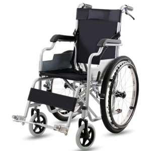 NL190301K-5 Stable Kids Wheelchair Air Tires Dual Brakes