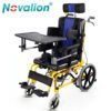 NL190301K6 Silla de ruedas pediátrica manual a medida para parálisis cerebral con portavasos y soporte para el cuello Nl190301k 6 Silla de Ruedas Pediátrica Manual Personalizada para Parálisis Cerebral con Portavasos y Soporte para el Cuello