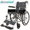 NL190301L2 Silla de ruedas de aluminio plegable, ultraligera, portátil y para exteriores para adultos Nl190301l 2 Plegable Ultra Ligero Silla de ruedas de aluminio portátil al aire libre para adultos
