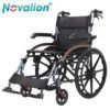 Nl190301l 4 Foldable Ultra Lightweight Small Portable Affordable Wheelchair for Travelling