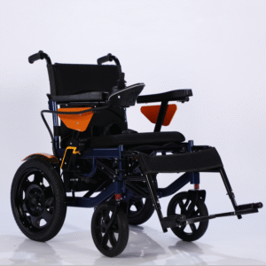 NL190303EW-2 16 inches Pneumatic Tire Electric Wheelchair with Four Shock Absorbers