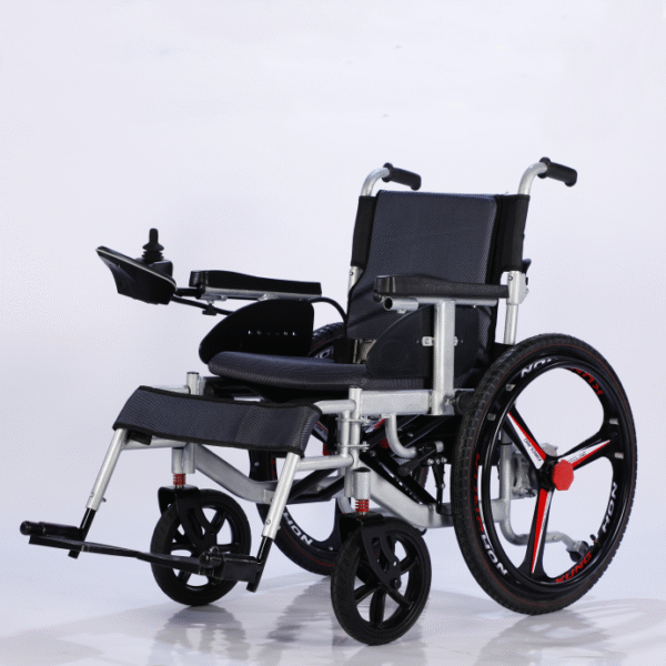 NL190303EW 3 24 inches Magnesium Tire Heavy Duty Electric Wheelchair for 12 degrees Climbing
