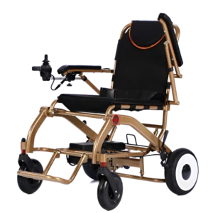 NL190303EW-4 Aluminum Frame Brushless Electric Wheelchair with 70km Lithium Battery