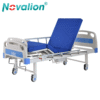 NL150302 BLSM021 2 Function Manual Hospital Bed with Stainless Steel 5 Rod Rails and Welded Frame