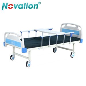 NL150302-YH03 ABS Flat Manual Hospital Bed with Fixed Height and Aluminum Side Rails