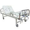 NL150302 YH08 304 Stainless Steel Two Crank Manual Hospital Bed for Sterile Environments