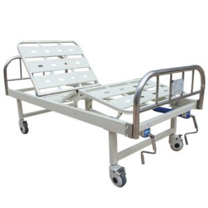 NL150302-YH08 304 Stainless Steel Two-Crank Manual Hospital Bed for Sterile Environments