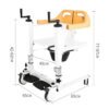 NL150505A 05 Hand Cranked Patient Lifter 150kg Capacity Optional Synchronous Lifting
