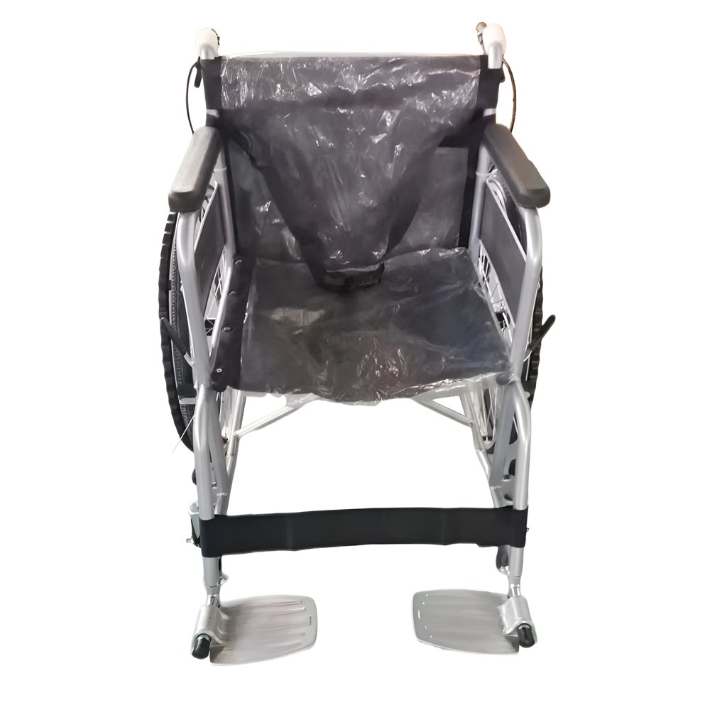 NL190301A-3 Heavy Duty Carbon Steel Standard Wheelchairs PVC Armrests’s Front View