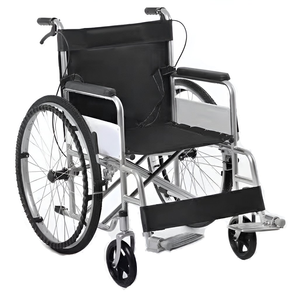 NL190301A-3 Heavy Duty Carbon Steel Standard Wheelchairs PVC Armrests