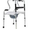 NL190301A 4 Stainless Steel Commode Chair with Walking Aid