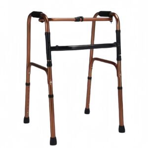 NL190302A 12 Aluminum Foldable Walker with Thickened Pipes 150kg Load