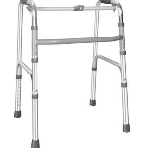NL190302A 7 Single Crossbar Aluminum Foldable Walker with 100kg Capacity