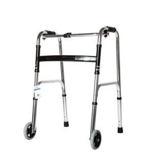 NL190302A 9 Aluminum Walker with Front Casters for Easy Mobility