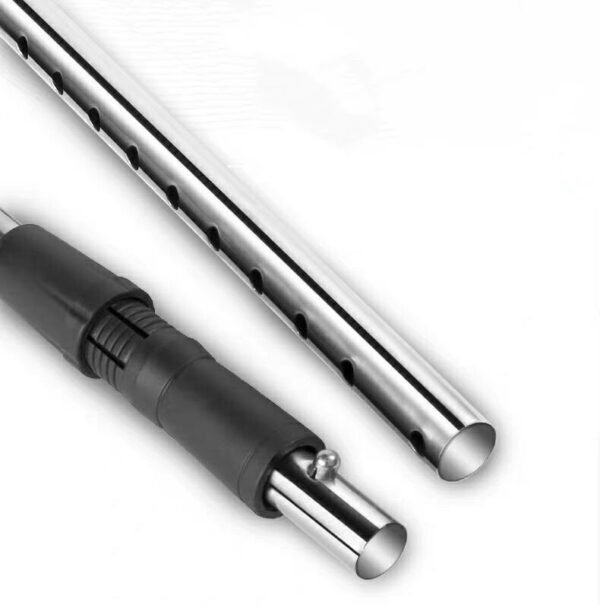 NL190302SA 1 3 Height Adjustable Stainless Steel Cane for Seniors Non Slip Lightweight Wear Resistant Handrail