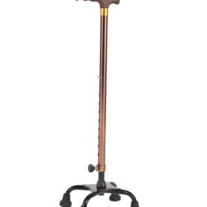 NL190302SA 4 Adjustable Aluminum Cane for Seniors Non Slip Lightweight Wear Resistant Grip