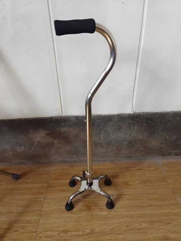 NL190302SA 5 1 Stainless Steel Adjustable Cane Non Slip Lightweight Design Elderly Support