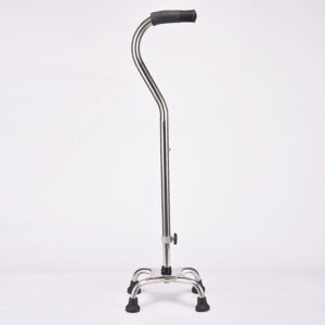 NL190302SA 5 Stainless Steel Adjustable Cane Non Slip Lightweight Design Elderly Support