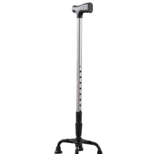 NL190302SA 9 Adjustable Stainless Steel Cane Non Slip Lightweight Elderly Stability