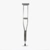 NL190302SB 1 1 Stainless Steel Crutches Thickened Pipe Height Adjustable for Users