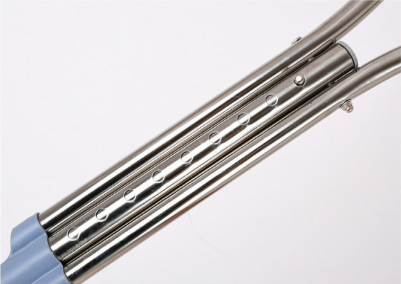 NL190302SB 1 2 Stainless Steel Crutches Thickened Pipe Height Adjustable for Users