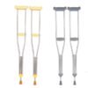 NL190302SB 2 Aluminum Alloy Crutches Lightweight Height Adjustable for Seniors