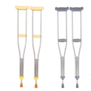 NL190302SB 2 Aluminum Alloy Crutches Lightweight Height Adjustable for Seniors