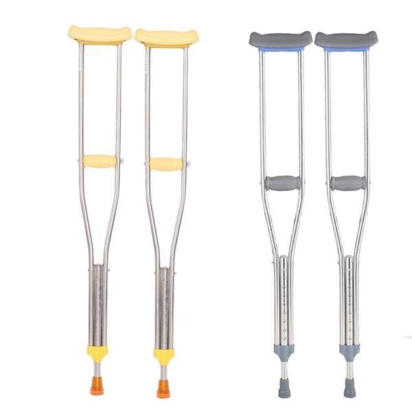 NL190302SB 2 Aluminum Alloy Crutches Lightweight Height Adjustable for Seniors