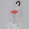 NL190302SC 1 6 Stainless Steel Walking Stick Chair ABS Seat 260kg Load Foldable