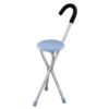 NL190302SC 1 Stainless Steel Walking Stick Chair ABS Seat 260kg Load Foldable