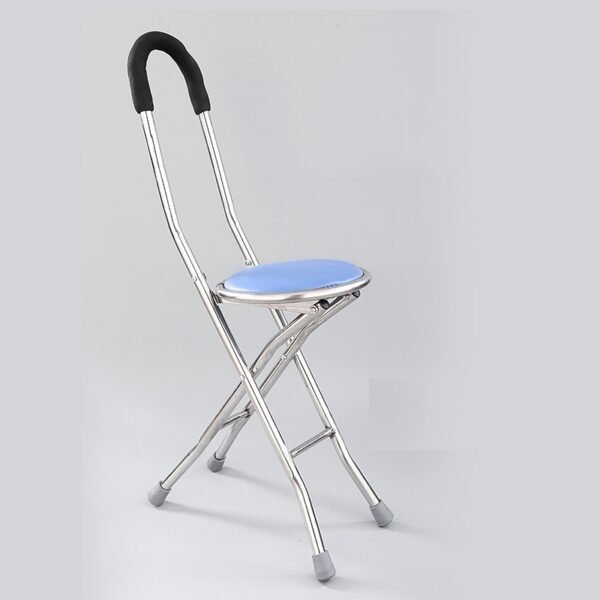 NL190302SC 2 2 Foldable Walking Stick Chair Stainless Steel 260kg Capacity