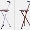 NL190302SC 4 2 Antique Bronze Adjustable Walking Stick Chair 260kg Capacity
