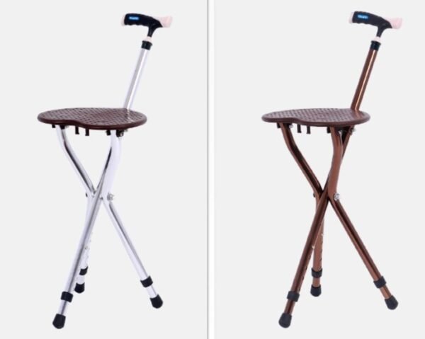 NL190302SC 4 2 Antique Bronze Adjustable Walking Stick Chair 260kg Capacity