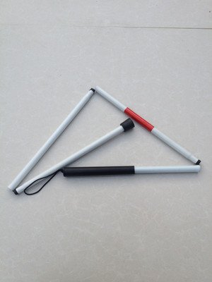 NL190302SE 1 2 Foldable Aluminum Blind Cane Lightweight Adjustable for Visually Impaired