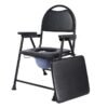 NL190303A 14 Black Carbon Steel Medical Commode Chair