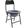NL190303A 8 Blue Black Carbon Steel Commode Chair for Bathroom